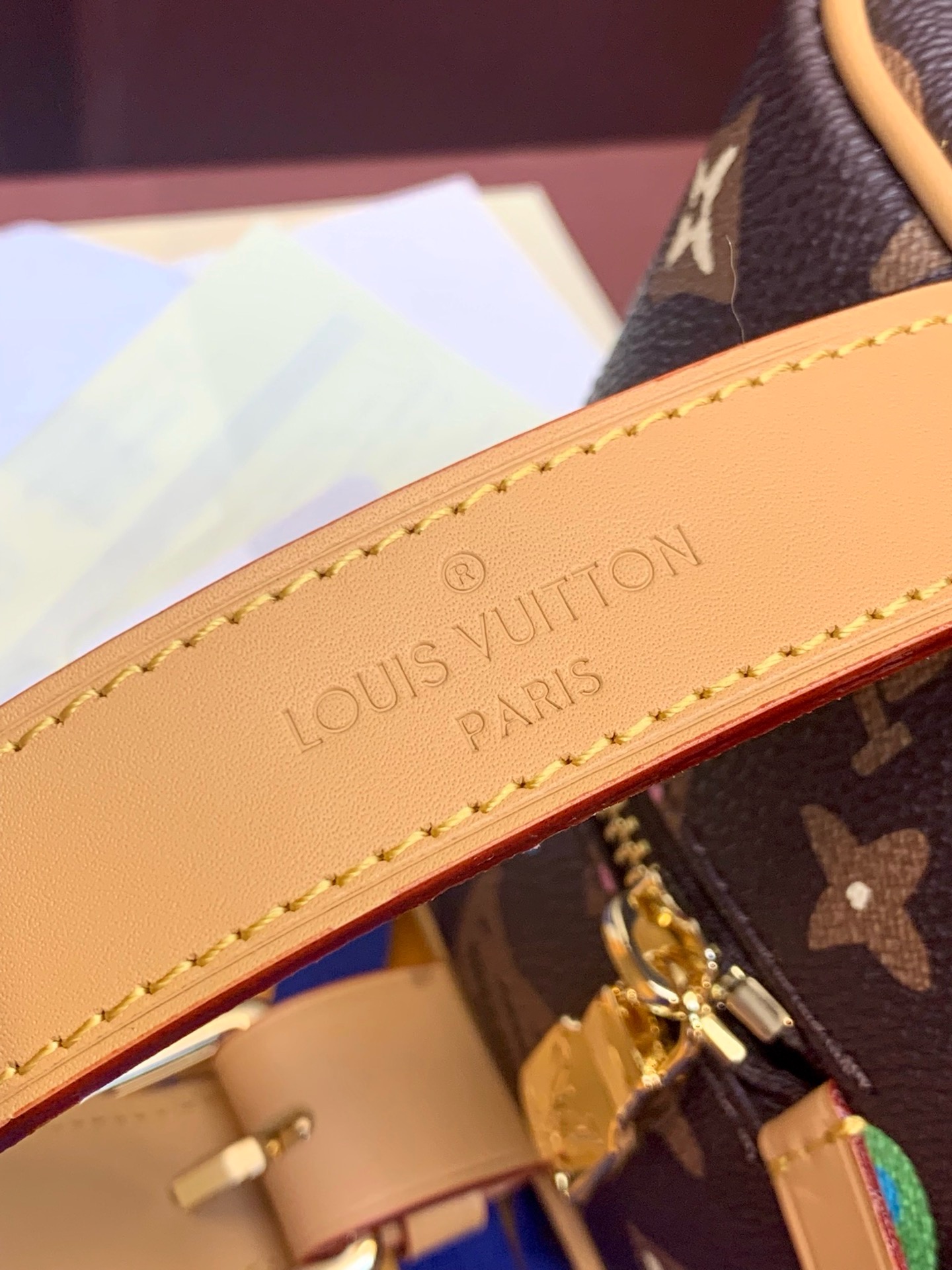 Louis Vuitton Locker Dopp Kit M47069 Chocolate