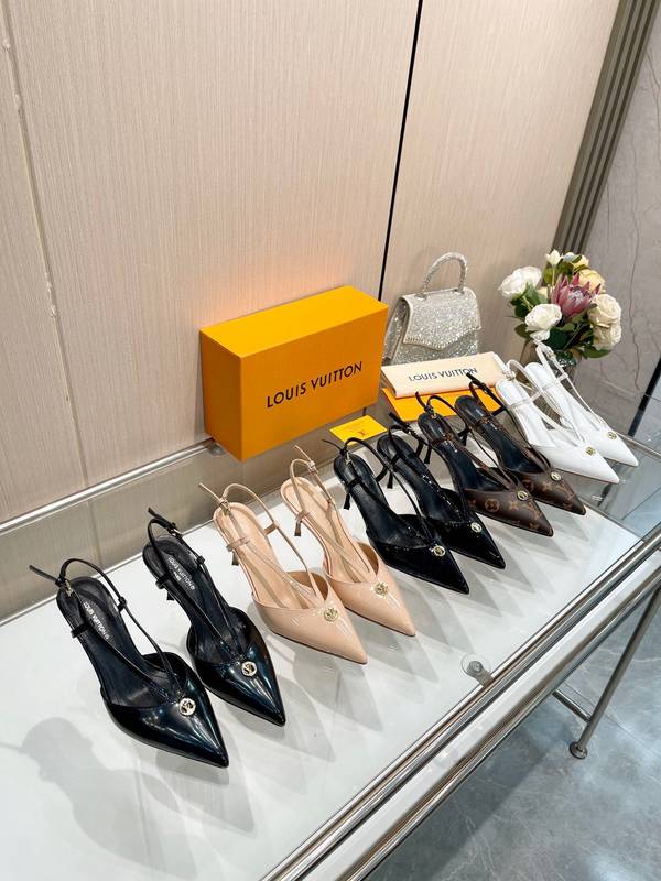 Louis Vuitton Shoes LVS00730 Heel 7CM