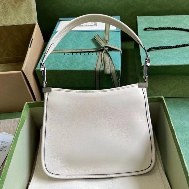 GUCCI JACKIE SMALL SHOULDER BAG 764191 white