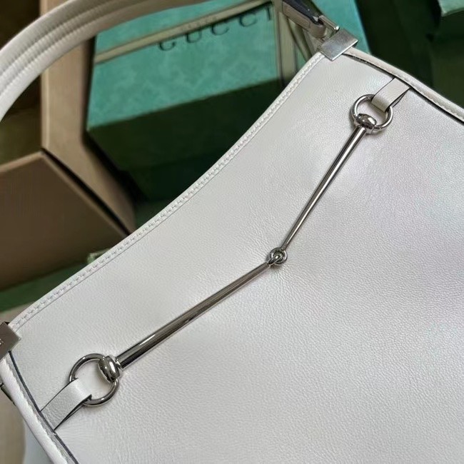 GUCCI JACKIE SMALL SHOULDER BAG 764191 white