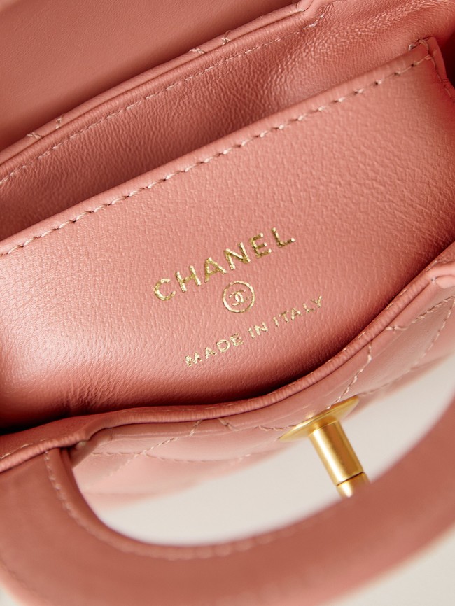 Chanel 23K NANO SHOPPING BAG AS3435 DARK PINK