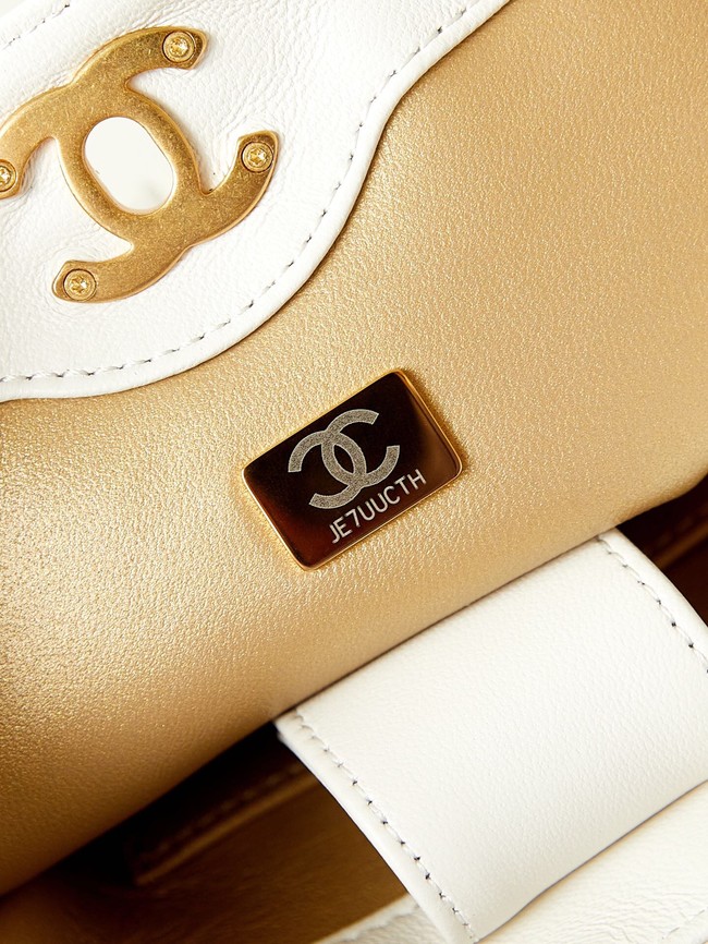 Chanel SMALL MESSENGER BAG AS4859 white