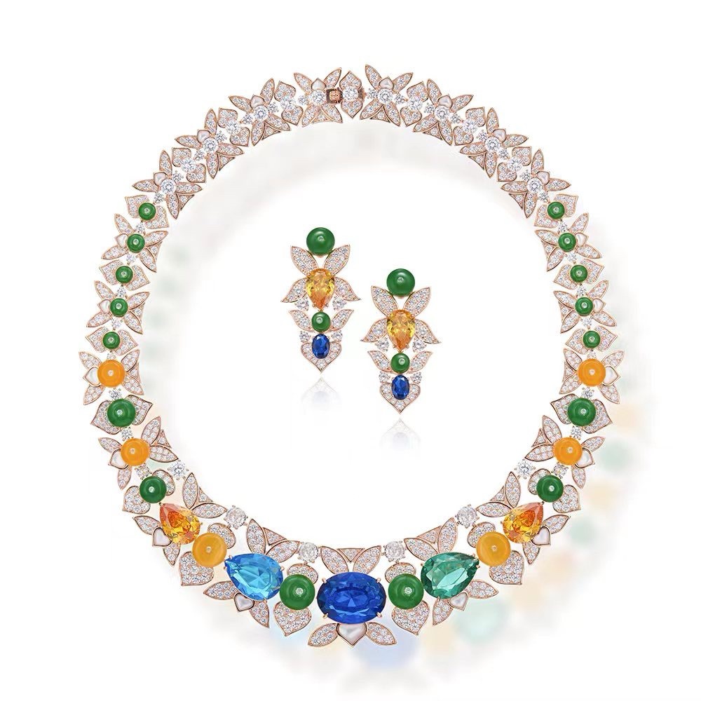 BVLGARI NECKLACE&Earrings CE14019