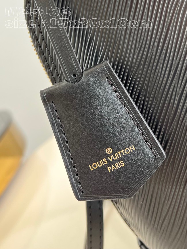 Louis Vuitton Alma Backpack M25103 black