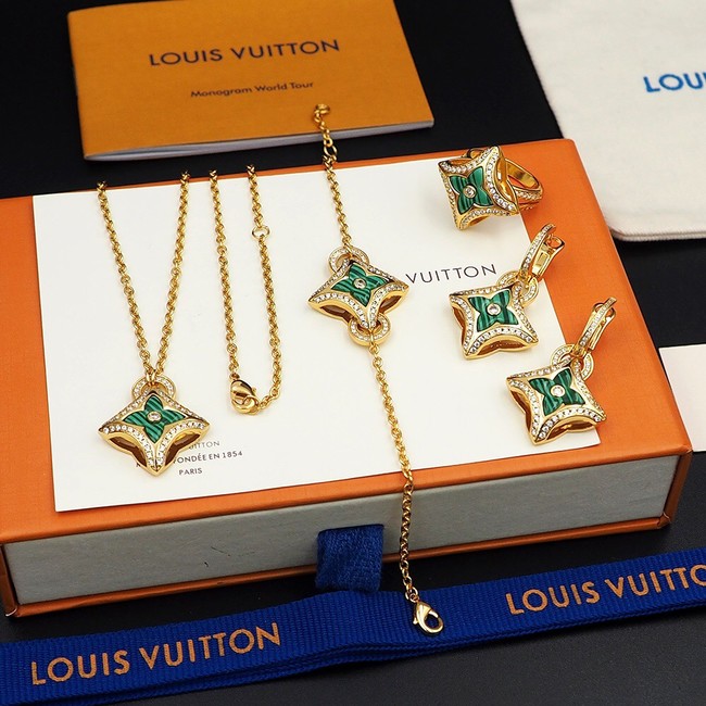 Louis Vuitton NECKLACE&Earrings&Bracelet&ring CE14035