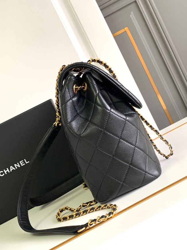 CHANEL 24P BACKPACK AS4058 black