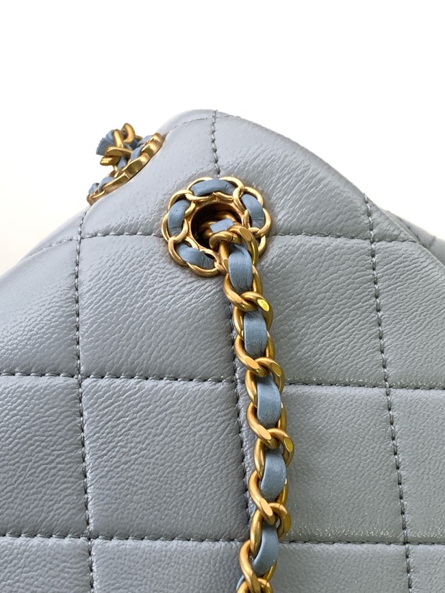 CHANEL 24P BACKPACK AS4058 light blue