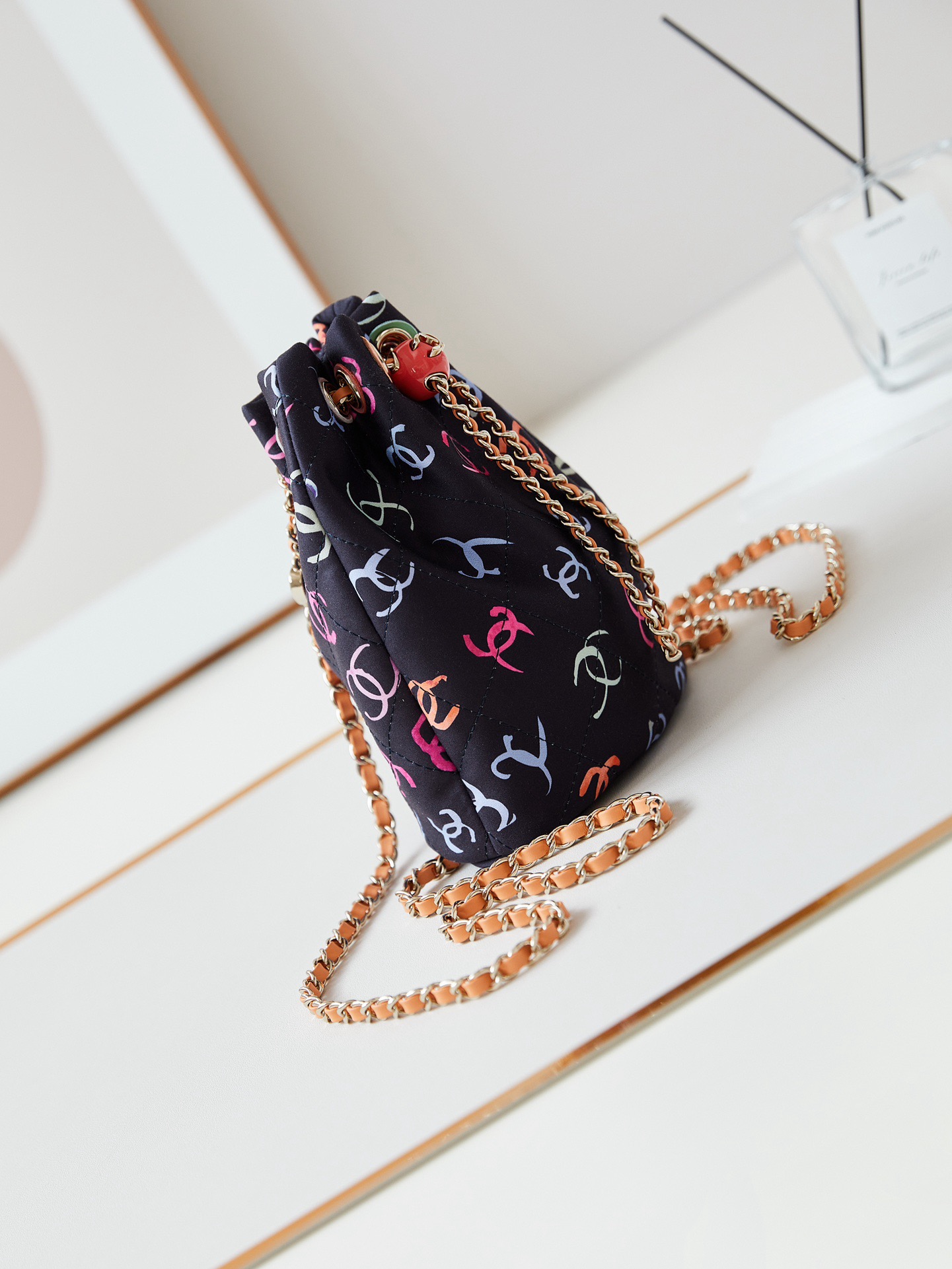CHANEL BACKPACK AS4810 Black & Multicolor