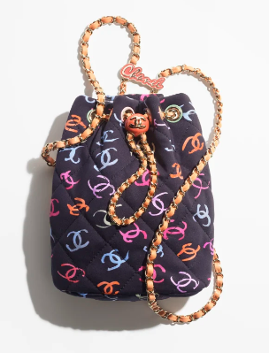 CHANEL BACKPACK AS4810 Black & Multicolor