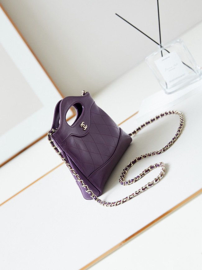 Chanel CLUTCH WITH CHAIN AP3656 Purple