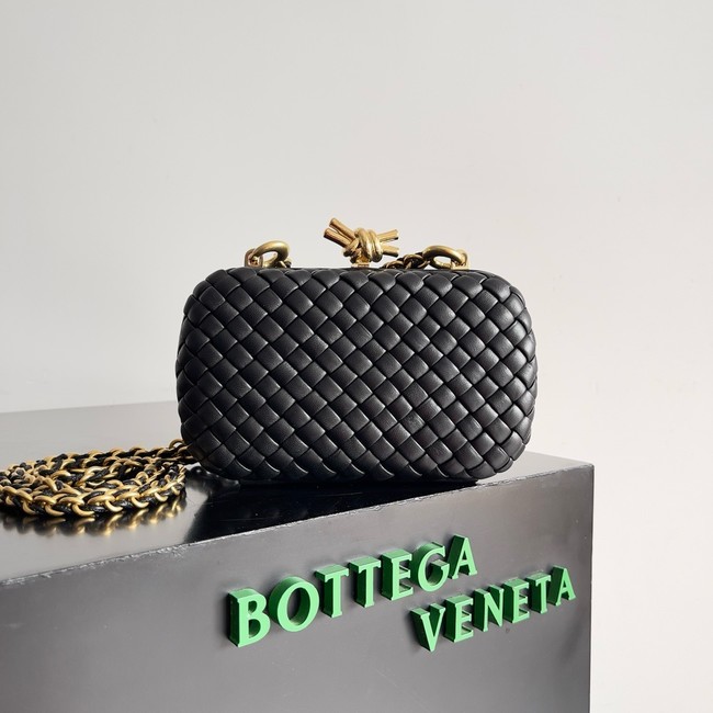 Bottega Veneta Knot With Chain 776662 black