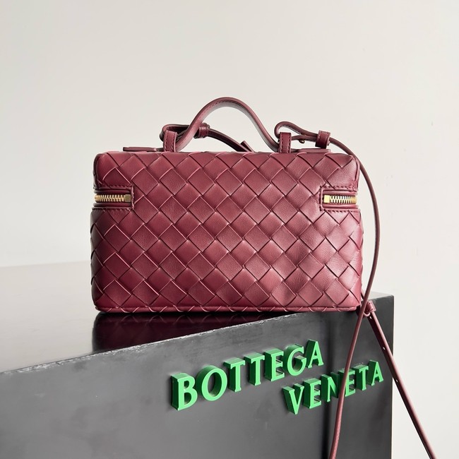 Bottega Veneta Vanity Case On Strap 789109 Cherry