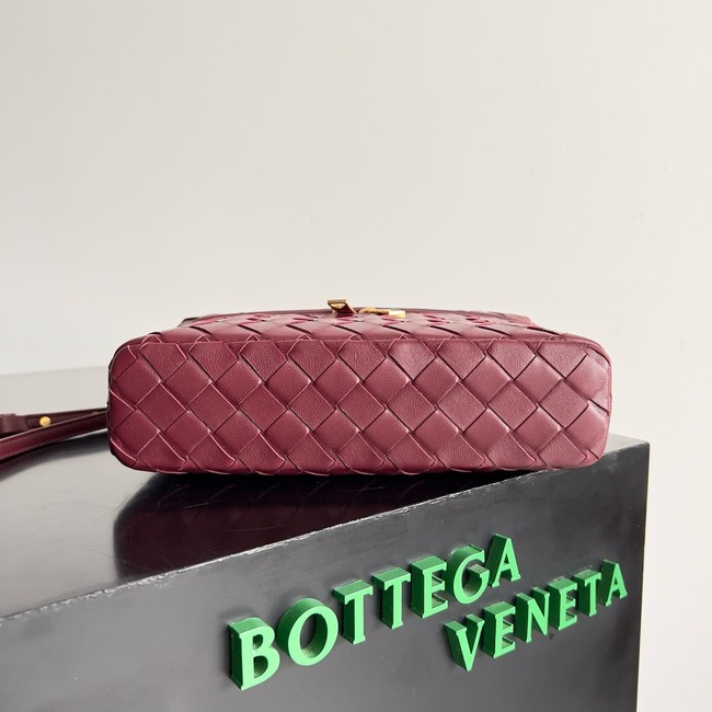 Bottega Veneta Vanity Case On Strap 789109 Cherry
