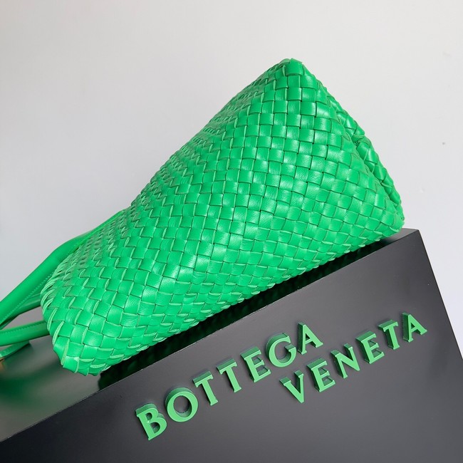 Bottega Veneta Large intreccio leather tote bag 608811 Green