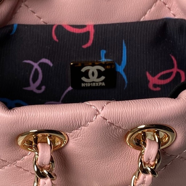 CHANEL BACKPACK AS4810 pink