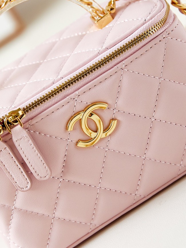 CHANEL MINI CLUTCH WITH TOP HANDLE AP3820 pink