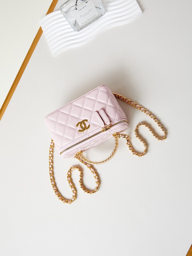 CHANEL MINI CLUTCH WITH TOP HANDLE AP3820 pink