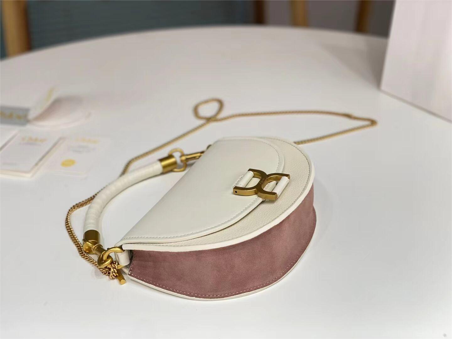 CHLOE Small leather shoulder bag CL225156 cream CHLOE Small leather shoulder bag CL225156 cream