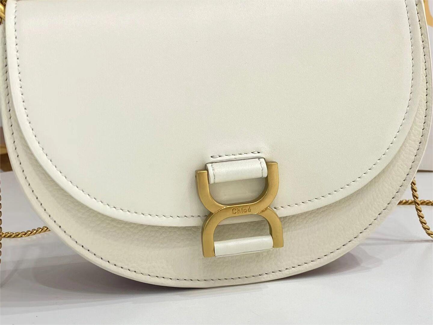 CHLOE Small leather shoulder bag CL225156 cream CHLOE Small leather shoulder bag CL225156 cream
