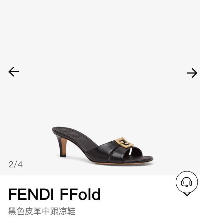 Fendi WOMENS SANDAL heel height 6CM 11930-4