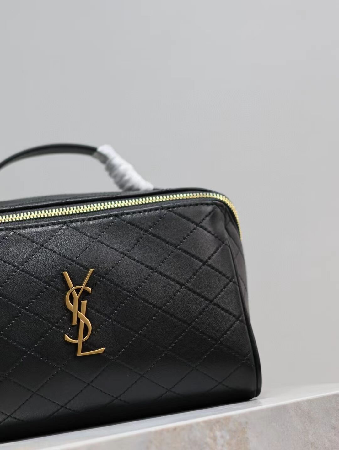 SAINT LAURENT GABY VANITY BAG IN LAMBSKIN Y875317 black