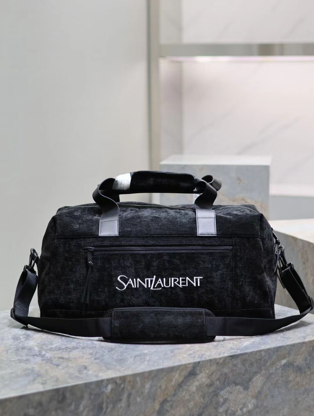 SAINT LAURENT Travel Bag Y871665 black