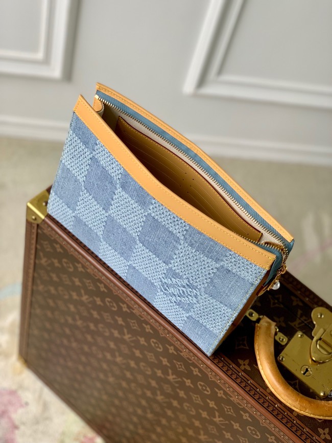 Louis Vuitton Pochette Voyage MM M61692 Sky Blue Denim