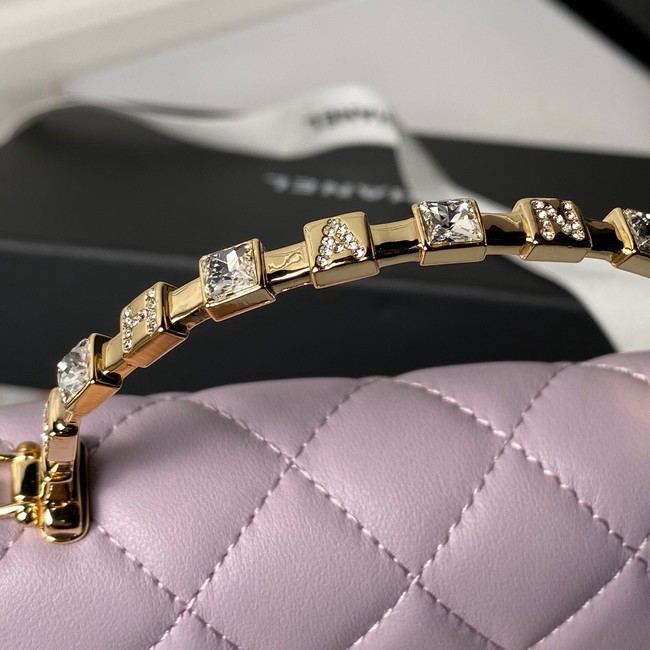 CHANEL CLUTCH WITH CHAIN AP3797 Lilac