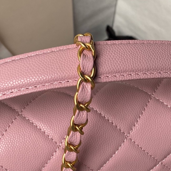 Chanel SMALL FLAP BAG WITH TOP HANDLE AS6262 PINK