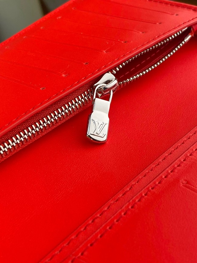 Louis Vuitton Brazza Wallet M69038 red