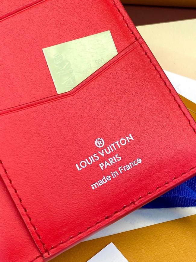 Louis Vuitton Pocket Organizer M83069 red