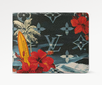Louis Vuitton Slender Wallet M83468 Navy Blue