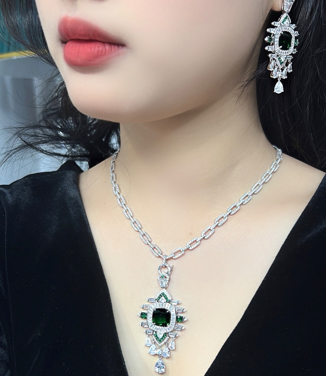 BVLGARI NECKLACE&Earrings CE14479