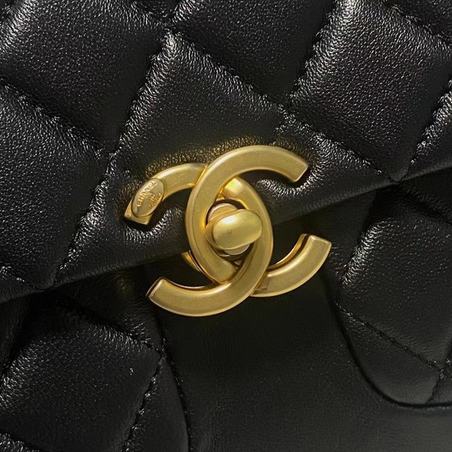 CHANEL FLAP BAG Lambskin 23365 BLACK