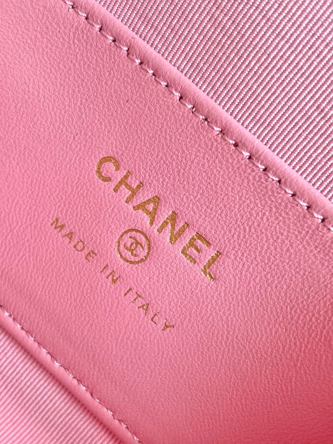 Chanel 24A  CLUTCH WITH CHAIN AP4028 pink