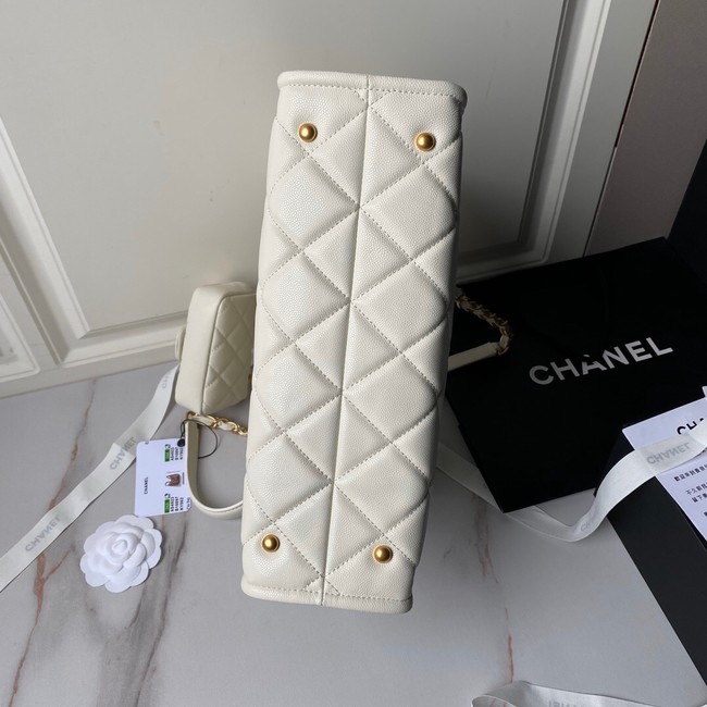 Chanel SMALL SHOPPING BAG AS4940 white