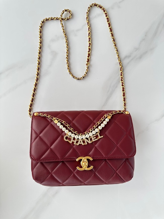 Chanel FLAP BAG AS5011 RED
