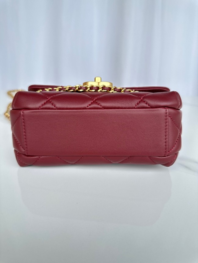 Chanel MINI FLAP BAG AS4986 RED