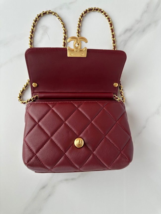 Chanel MINI FLAP BAG AS4986 RED