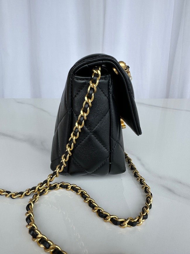 Chanel MINI FLAP BAG AS4986 black