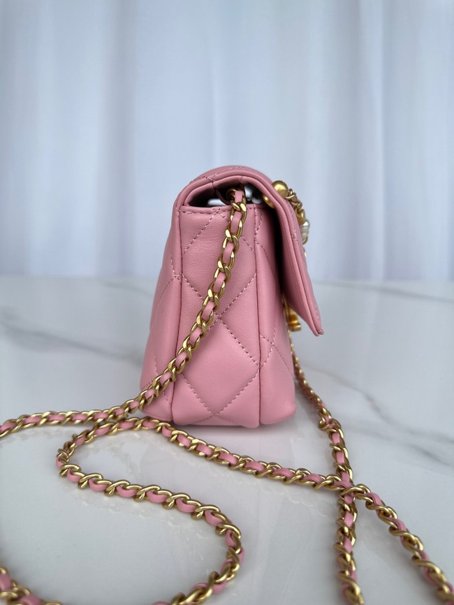 Chanel MINI FLAP BAG AS4986 pink