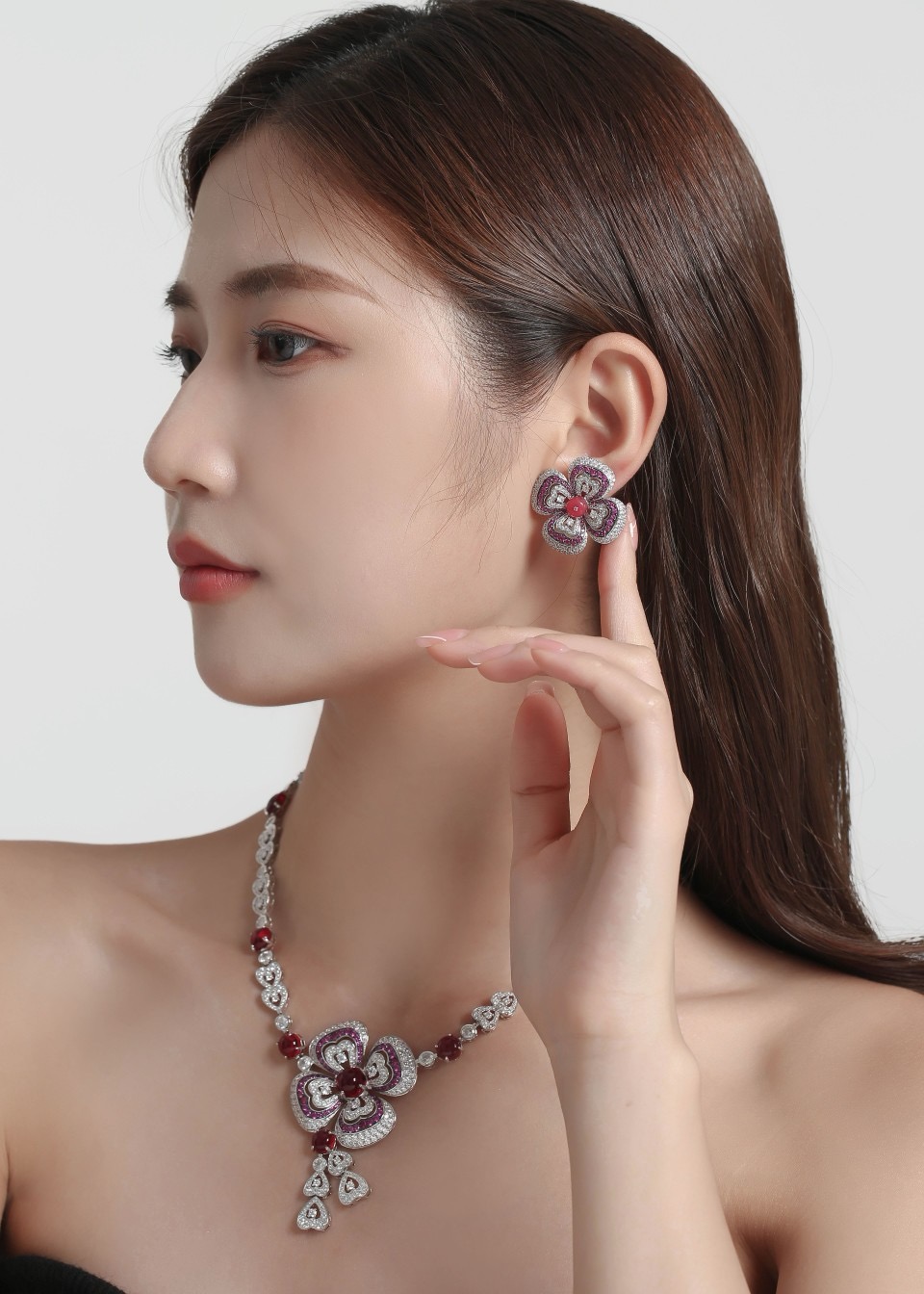 BVLGARI NECKLACE&Earrings CE14530