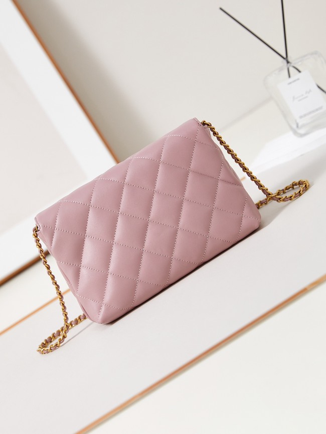 Chanel FLAP BAG AS5011 pink