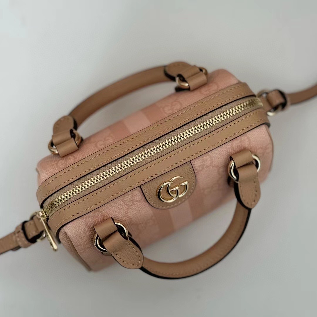 GUCCI OPHIDIA GG SUPER MINI BAG 781490 Dusty pink