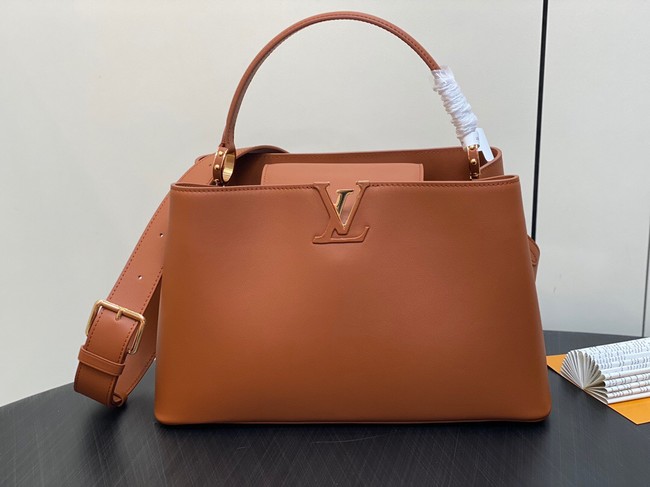 Louis Vuitton Capucines GM Souple M24607 gold brown