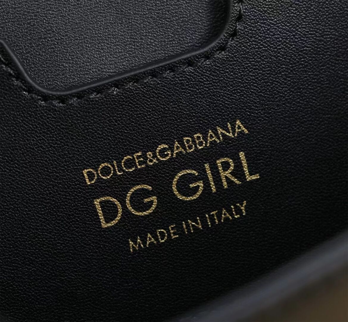 Dolce & Gabbana leather Shoulder Bag G6504 black