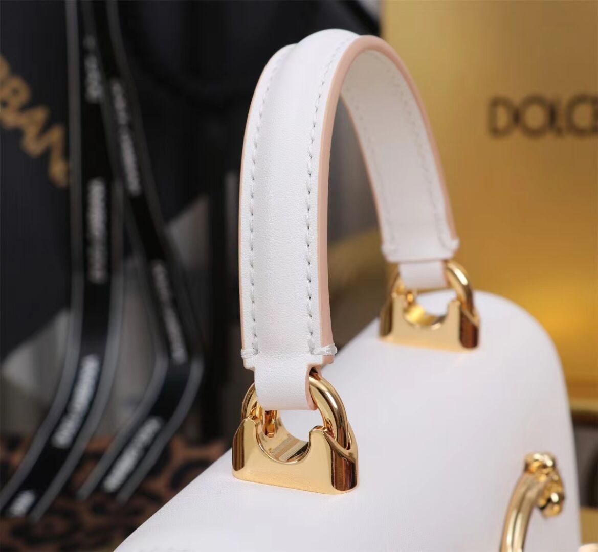 Dolce & Gabbana leather Shoulder Bag G6504 white