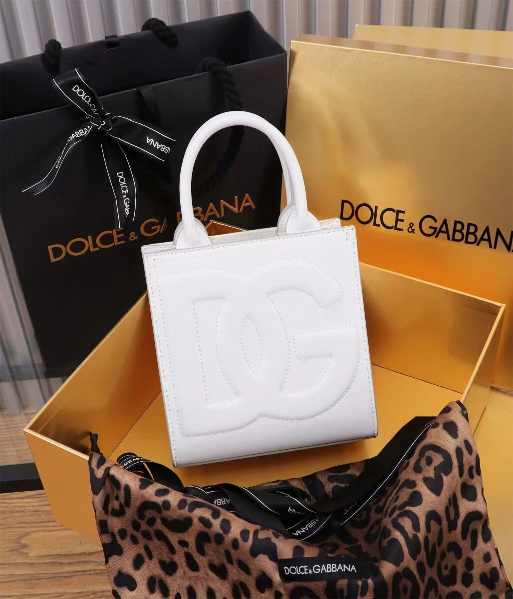 Dolce & Gabbana leather Shoulder Bag G6507 white