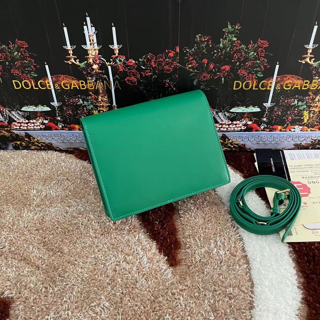 Dolce & Gabbana leather Shoulder Bag G6551 green