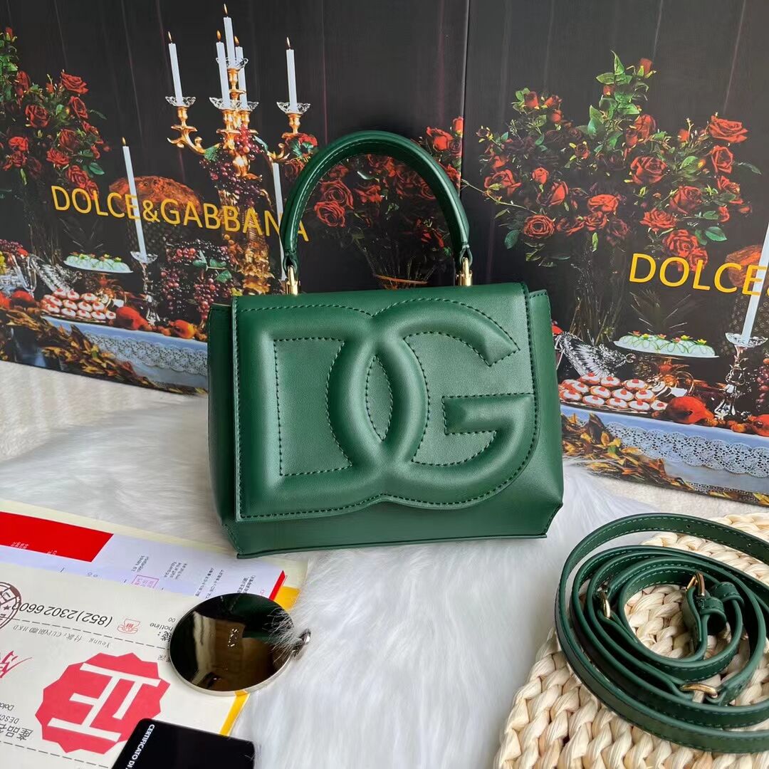 Dolce & Gabbana leather bag G6002 green